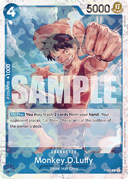 OPTCG The Best PRB01-P-055 Monkey.D.Luffy Jolly Roger