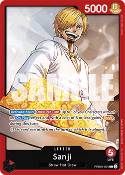 OPTCG The Best PRB01-001 Sanji (Leader)