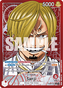 OPTCG The Best PRB01-001 Sanji (Leader) Alternate Art