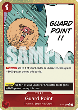 OPTCG The Best PRB01-ST01-014 Guard Point Extended Art