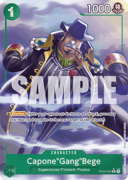 OPTCG The Best PRB01-ST02-004 Capone"Gang"Bege Alternate Art