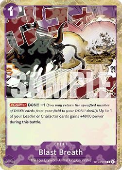 OPTCG The Best PRB01-ST04-016 Blast Breath Jolly Roger