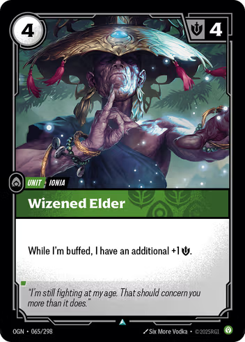 Riftbound Origins 065/298 Wizened Elder