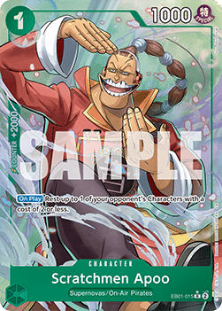 OPTCG The Best Vol.2 PRB02-EB01-015 Scratchmen Apoo Alternate Art
