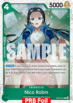 OPTCG The Best Vol.2 PRB02-OP09-033 Nico Robin PRB Foil
