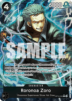 OPTCG The Best Vol.2 PRB02-OP10-095 Roronoa Zoro Alternate Art