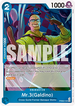 OPTCG The Best Vol.2 PRB02-009 Mr.3(Galdino)