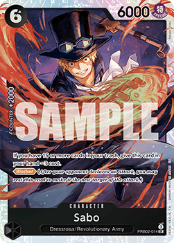 OPTCG The Best Vol.2 PRB02-014 Sabo (SR)