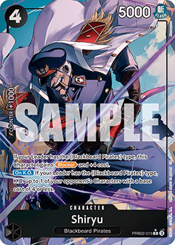 OPTCG The Best Vol.2 PRB02-015 Shiryu Alternate Art