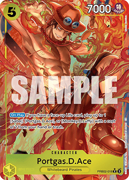 OPTCG The Best Vol.2 PRB02-018 Portgas.D.Ace Alternate Art
