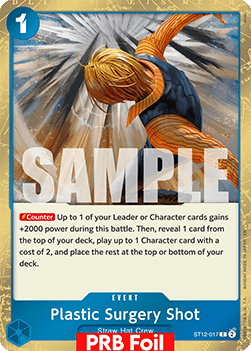 OPTCG The Best Vol.2 PRB02-ST12-017 Plastic Surgery Shot PRB Foil