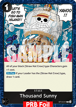 OPTCG The Best Vol.2 PRB02-ST14-017 Thousand Sunny PRB Foil