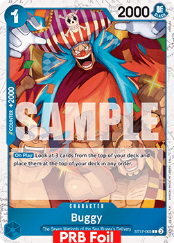 OPTCG The Best Vol.2 PRB02-ST17-003 Buggy PRB Foil
