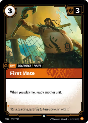 Riftbound Origins 132/298 First Mate Foil