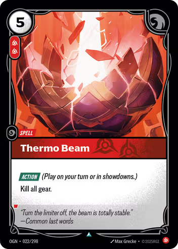 Riftbound Origins 022/298 Thermo Beam Foil