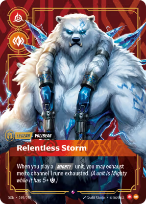 Riftbound Origins 249/298 Volibear, Relentless Storm