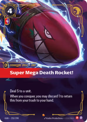 Riftbound Origins 252/298 Super Mega Death Rocket!