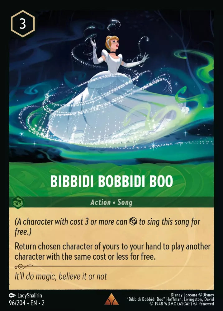 Lorcana Rise of the Floodborn 096/204 Bibbidi Bobbidi Boo Foil