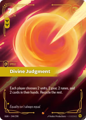 Riftbound Origins 244/298 Divine Judgement