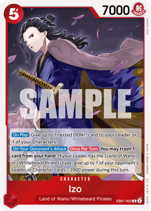 OPTCG Memorial Collection EB01-002 Izo
