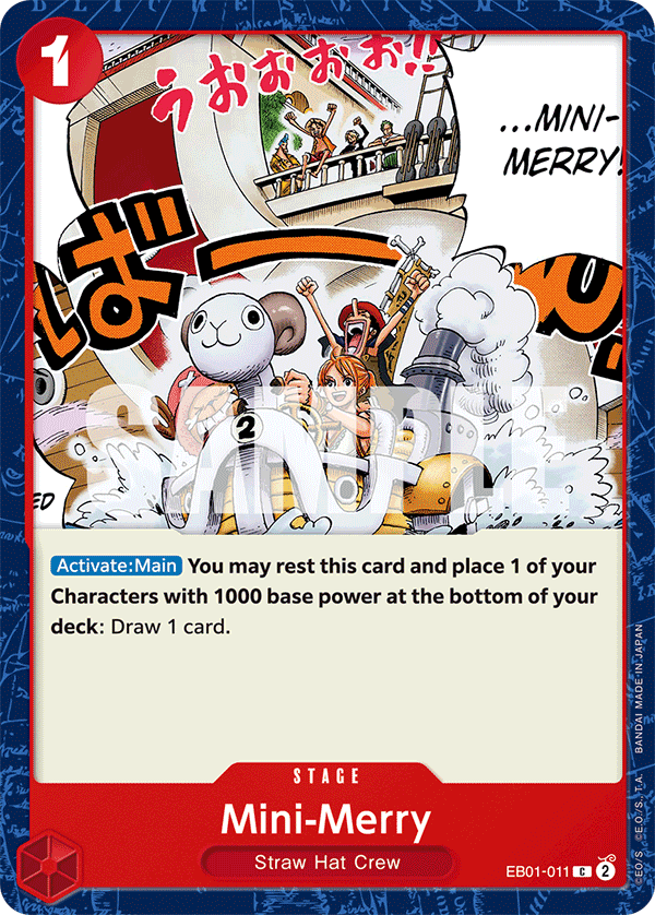OPTCG Memorial Collection EB01-011 Mini-Merry