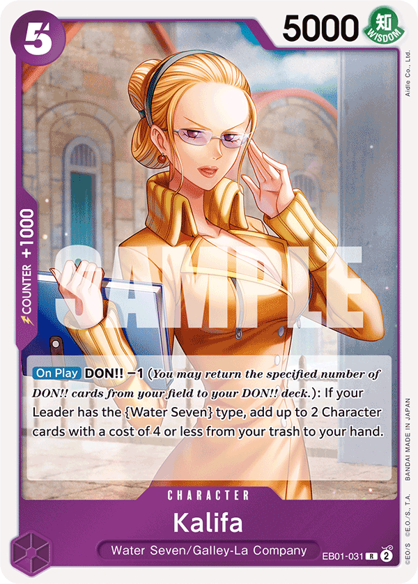 OPTCG Memorial Collection EB01-031 Kalifa