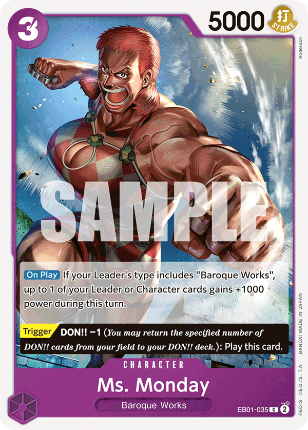 OPTCG Memorial Collection EB01-035 Ms. Monday