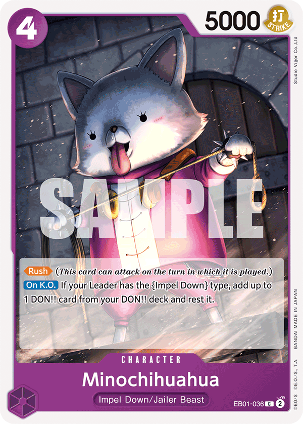 OPTCG Memorial Collection EB01-036 Minochihuahua