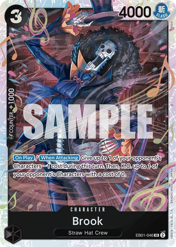 OPTCG Memorial Collection EB01-046 Brooks (SR)