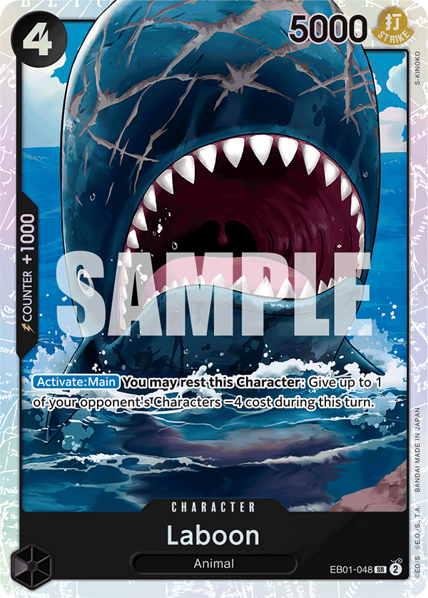 OPTCG Memorial Collection EB01-048 Laboon (SR)