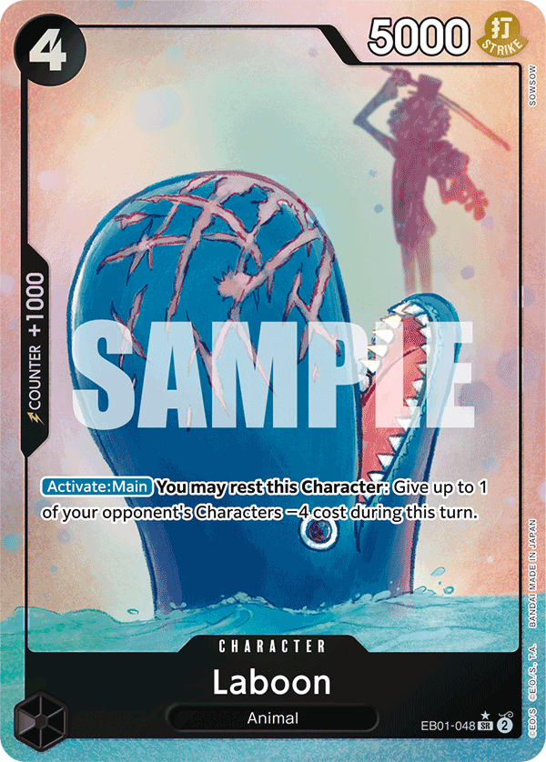 OPTCG Memorial Collection EB01-048 Laboon (SR) Alternate Art