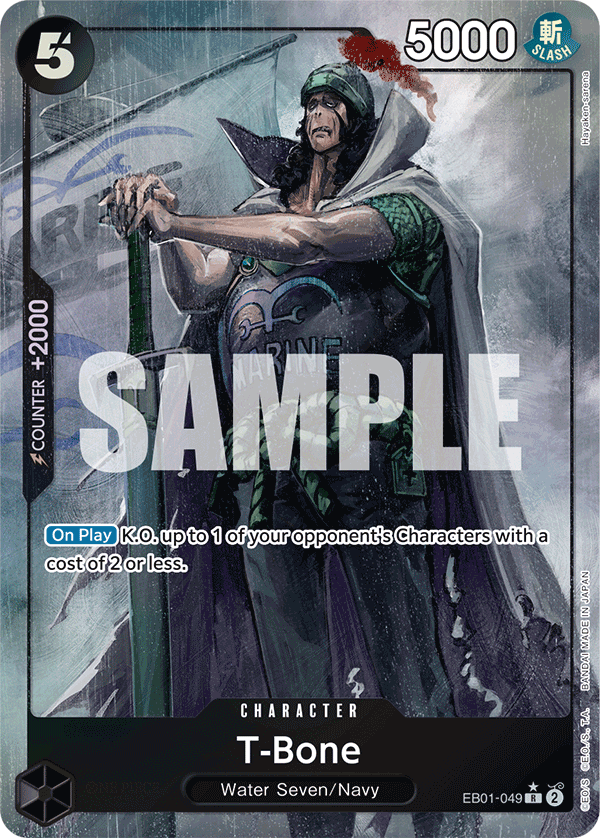 OPTCG Memorial Collection EB01-049 T-Bone Alternate Art