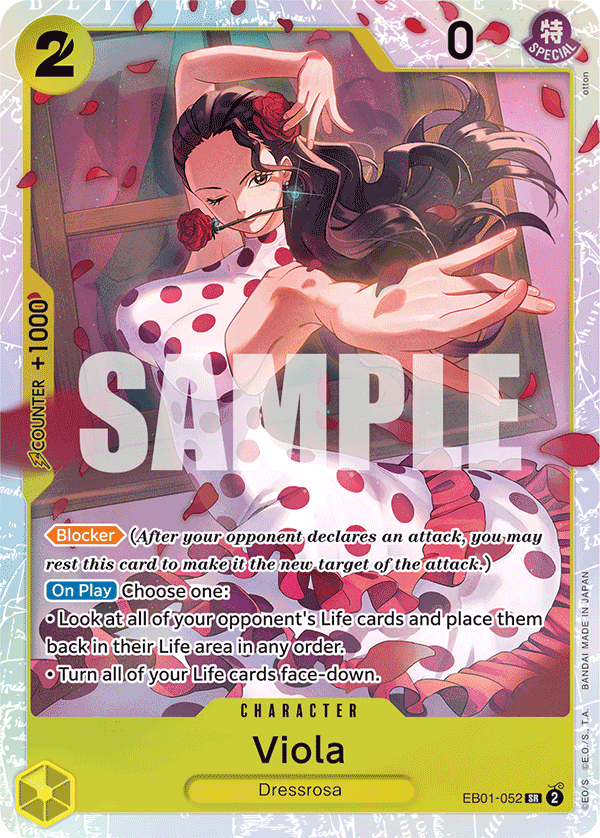 OPTCG Memorial Collection EB01-052 Viola (SR)
