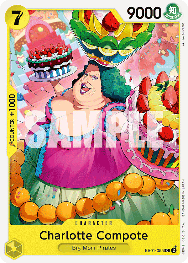 OPTCG Memorial Collection EB01-055 Charlotte Compote