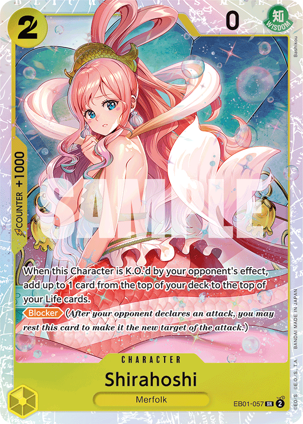 OPTCG Memorial Collection EB01-057 Shirahoshi (SR)