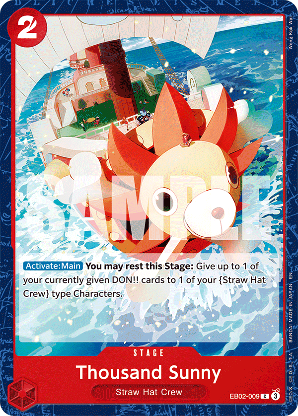 OPTCG Anime 25th Collection EB02-009 Thousand Sunny
