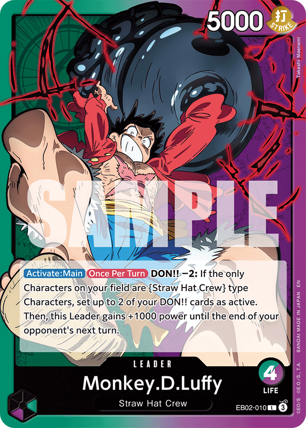 OPTCG Anime 25th Collection EB02-010 Monkey.D.Luffy (Leader)