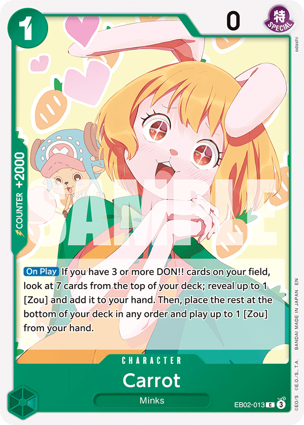 OPTCG Anime 25th Collection EB02-013 Carrot