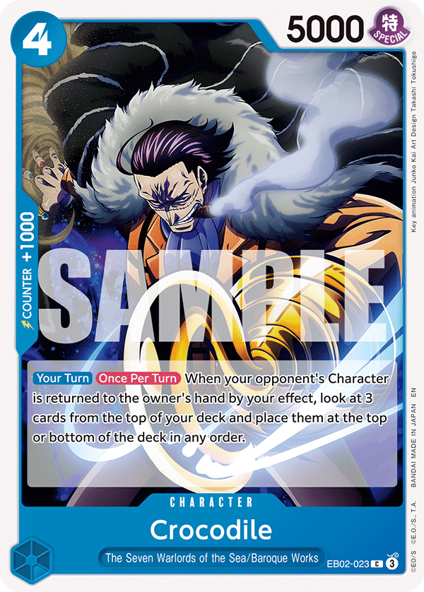 OPTCG Anime 25th Collection EB02-023 Crocodile