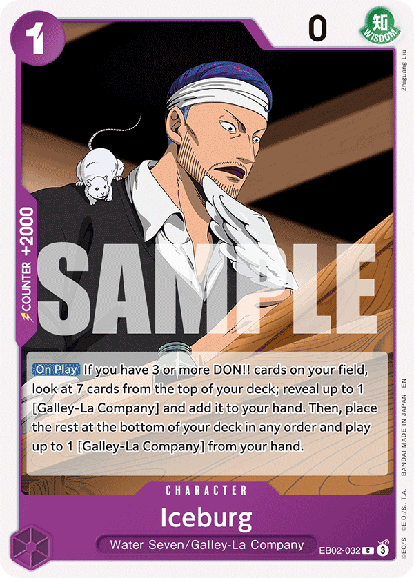 OPTCG Anime 25th Collection EB02-032 Iceburg