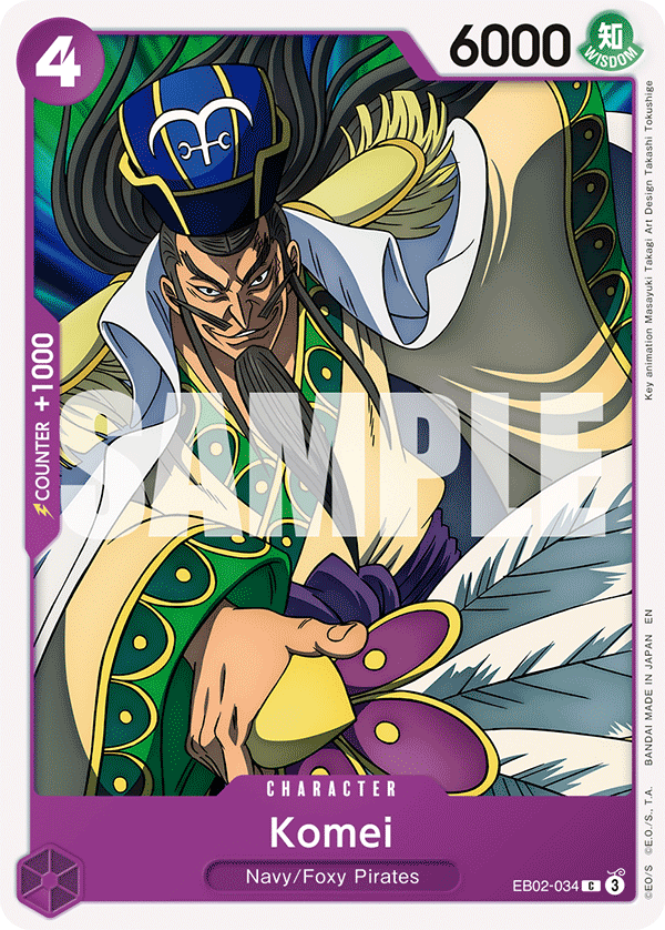 OPTCG Anime 25th Collection EB02-034 Komei