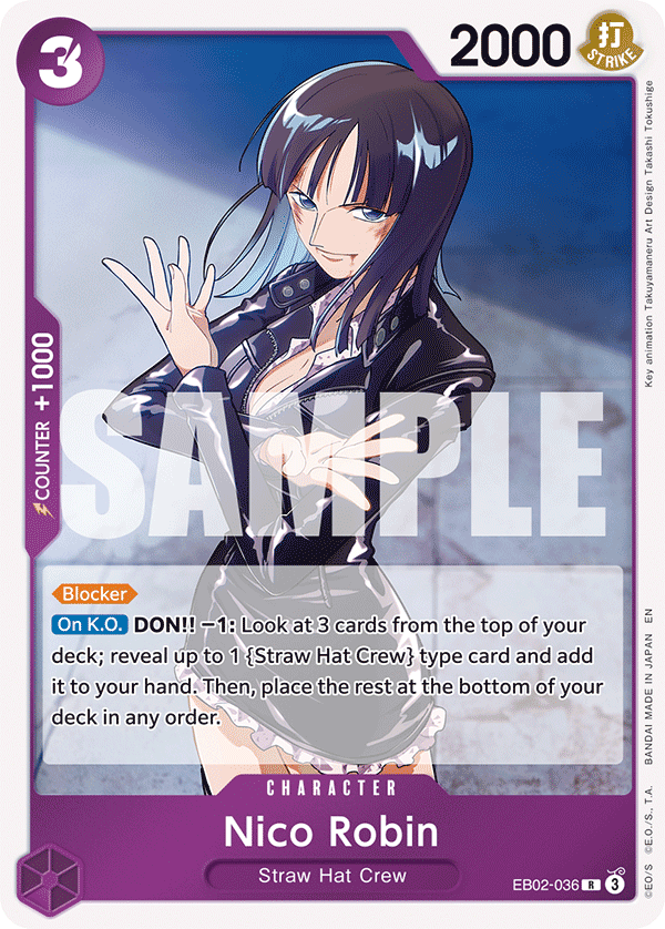 OPTCG Anime 25th Collection EB02-036 Nico Robin