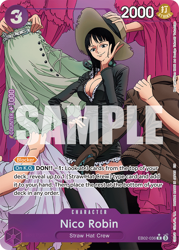 OPTCG Anime 25th Collection EB02-036 Nico Robin Alternate Art