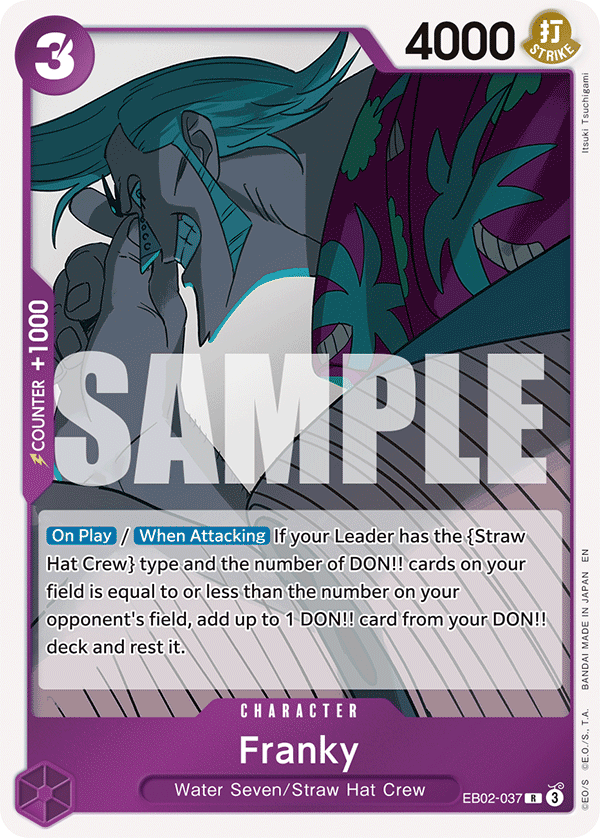 OPTCG Anime 25th Collection EB02-037 Franky