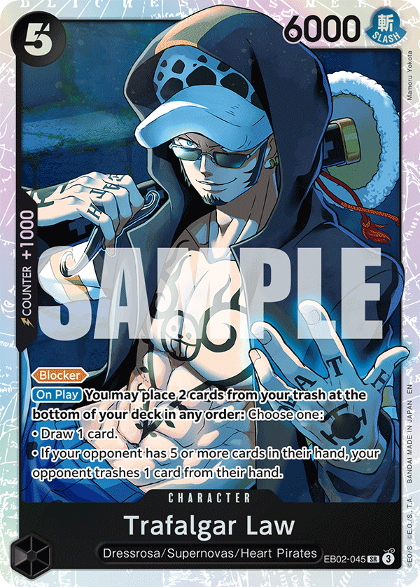 OPTCG Anime 25th Collection EB02-045 Trafalgar Law (SR)