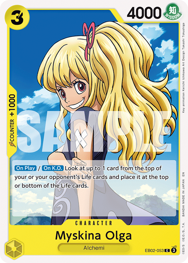 OPTCG Anime 25th Collection EB02-053 Myskina Olga