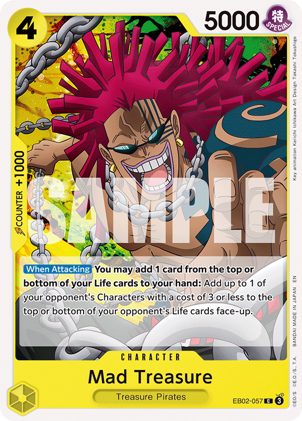 OPTCG Anime 25th Collection EB02-057 Mad Treasure