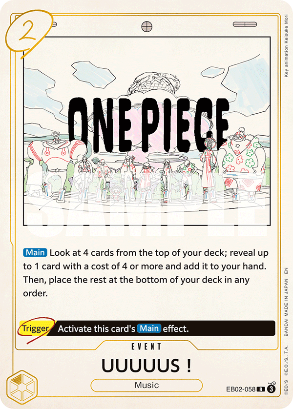 OPTCG Anime 25th Collection EB02-058 UUUUUS !