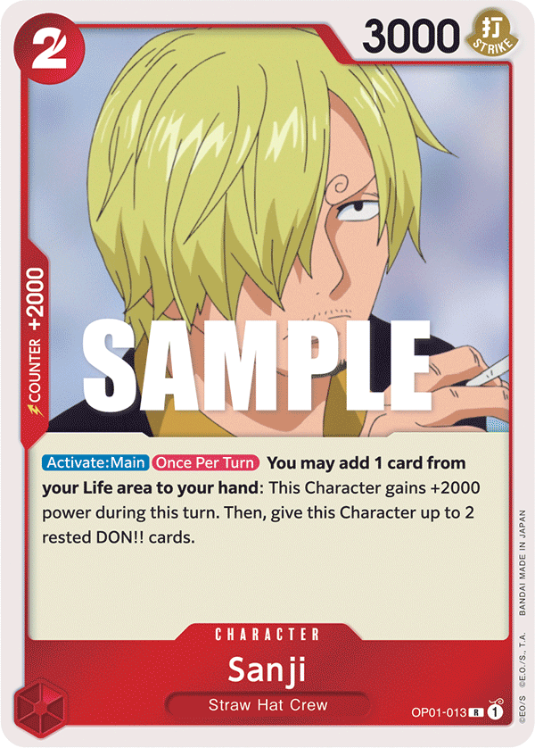 OPTCG Romance Dawn OP01-013 Sanji