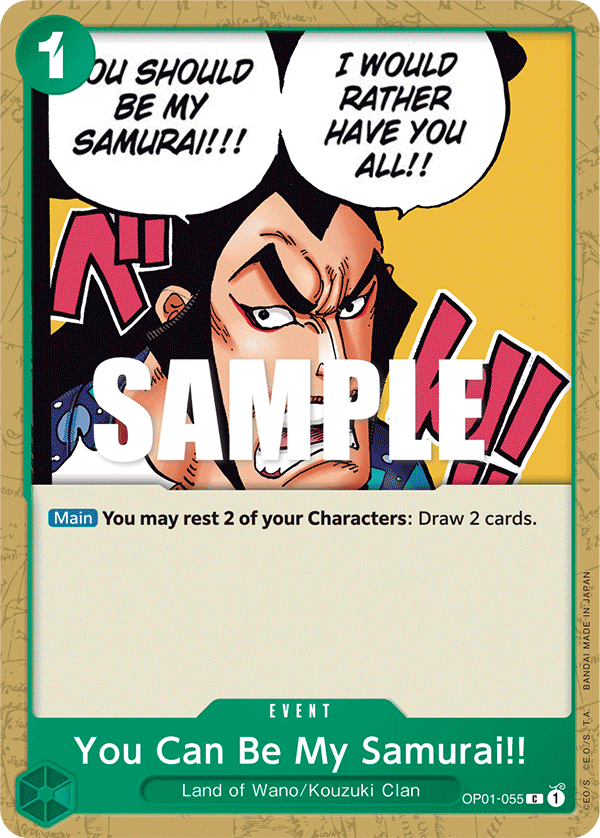 You Can Be My Samurai!! (OP01-055)